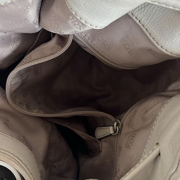 Mk Two Way Canvas and Leather Handbag/Crossbody - Picture 8 of 16